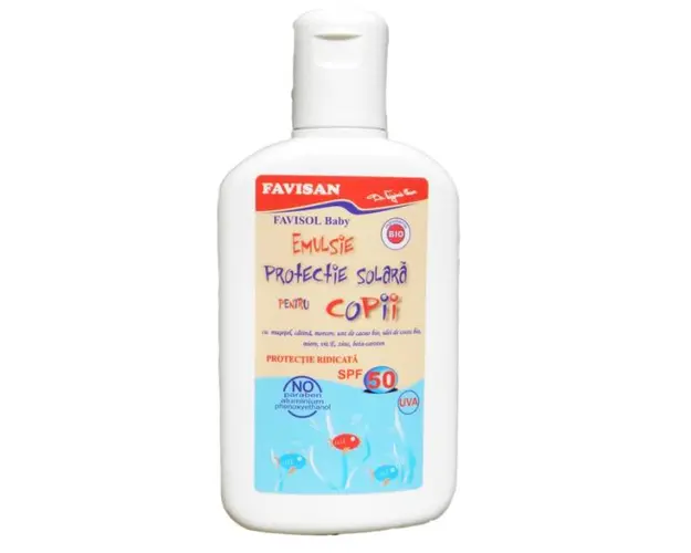 Emulsie de Plaja pentru Copii FPS 50 Favisol Baby Favisan, 150ml