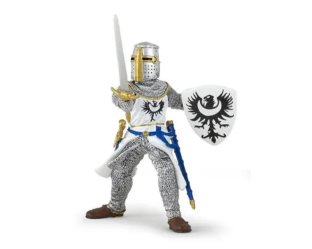 Figurina Papo - Cavaler negru cu sabie