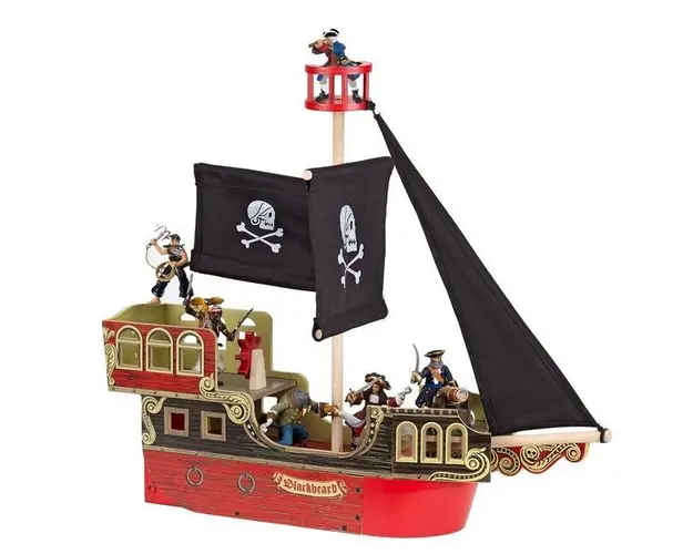 Figurina Papo Corabia piratilor rosie