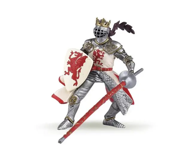 Figurina Papo-Regele Dragon rosu