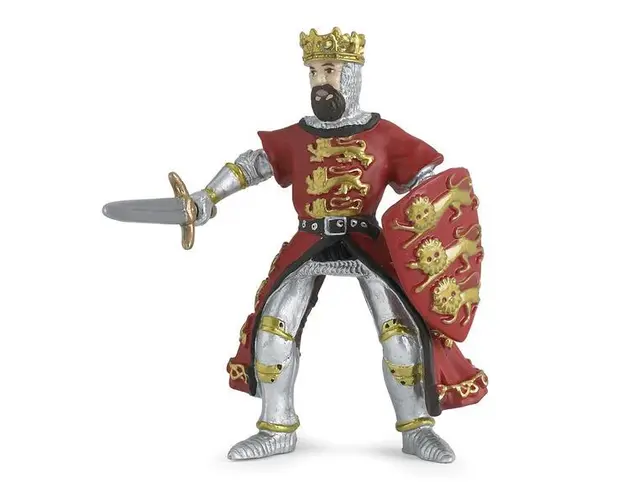 Figurina Papo - Regele Richard (rosu)