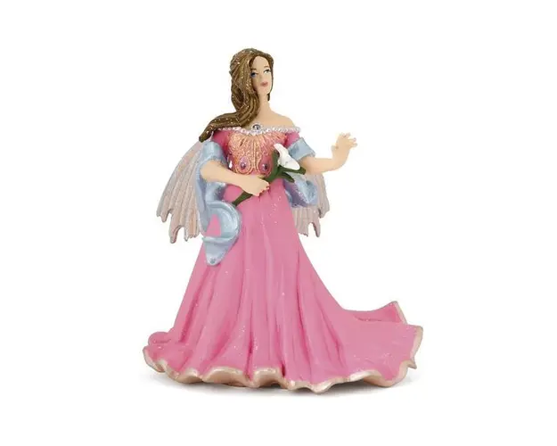 Figurina Papo-Spiridus roz cu crin