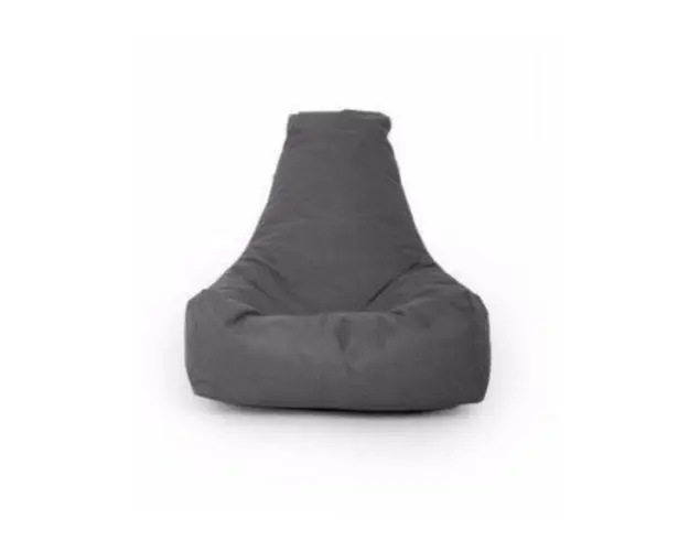 Fotoliu tip para, Big Bean Bag, textil umplut cu perle polistiren, gri