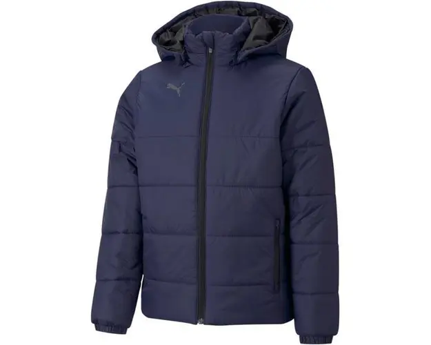 Geaca copii Puma Teamliga Padded Jacket Jr 65726606, 164, Albastru