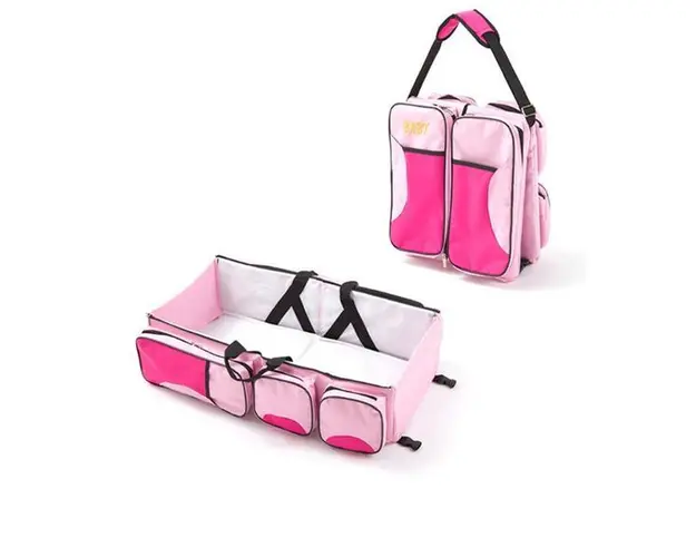 Geanta multifunctionala pentru transport Bebe roz