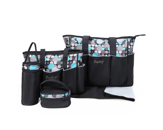 Geanta pentru mamici Mama Bag Diana Bleu - Bebeking