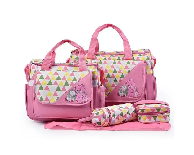 Geanta pentru mamici Mama Bag Natura Roz