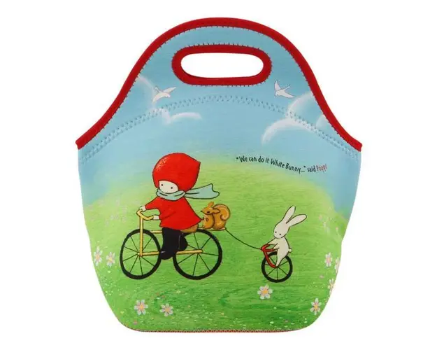 Geanta pentru pranz Poppi Love - Cycling, 30 x 28 x 16 cm