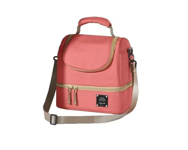 Geanta termoizolanta pentru mamici Sky Pink Bebeking