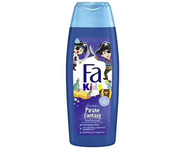 Gel de Dus si Sampon pentru Copii - Fa Kids Pirate Fantasy, 250 ml