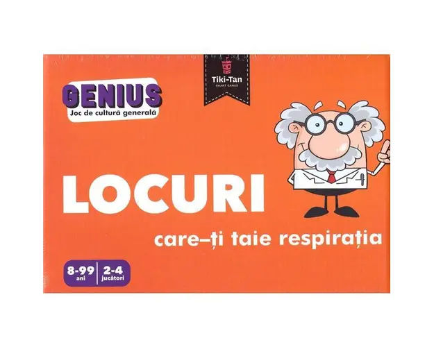 Genius: Joc de cultura generala. Locuri care-ti taie respiratia