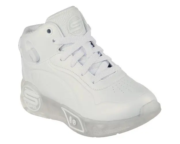 Ghete copii Skechers S-Lights Remix 310100LWHT, 27.5, Alb