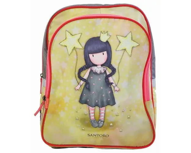 Ghiozdan clasa 0 soft cu glitter Gorjuss My Own Universe