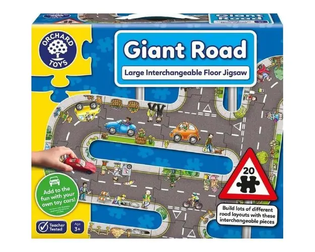 Giant Road - Puzzle de Podea (20 Piese)