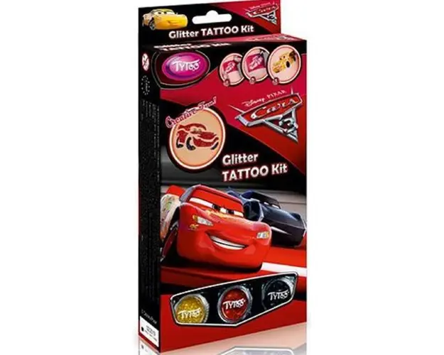 Glitter Tattoo Kit: Cars 3