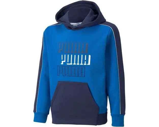 Hanorac copii Puma Alpha Hoodie Fl B 58927563, 116, Albastru