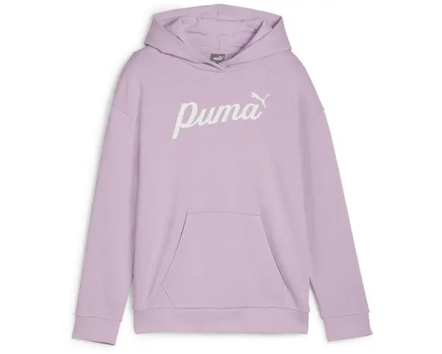 Hanorac copii Puma Ess Script Hoodie Tr G 67940360, 128, Mov