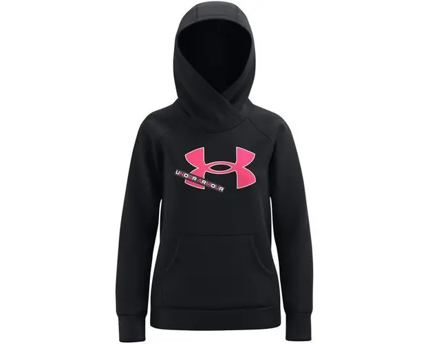 Hanorac copii Under Armour Rival Fleece Logo 1366046-001, 118, Negru