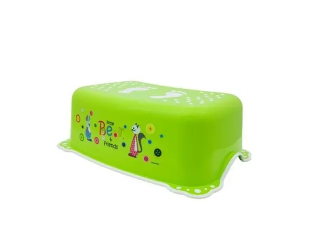 Inaltator anti-derapant pentru toaleta si chiuveta Little Bear and Friends Verde