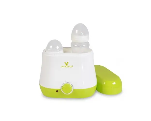 Incalzitor si sterilizator electric pentru biberoane 3in1 BabyDuo Green