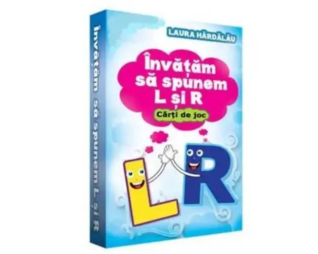 Invatam sa spunem L si R - carti de joc, 7Toys