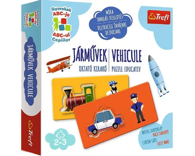 Joc ABC-ul copiilor. Vehicule