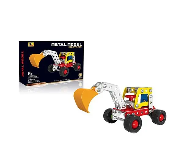 Joc constructii excavator,7toys