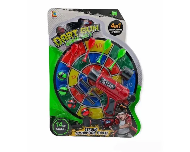 Joc Darts 4in1, 7Toys