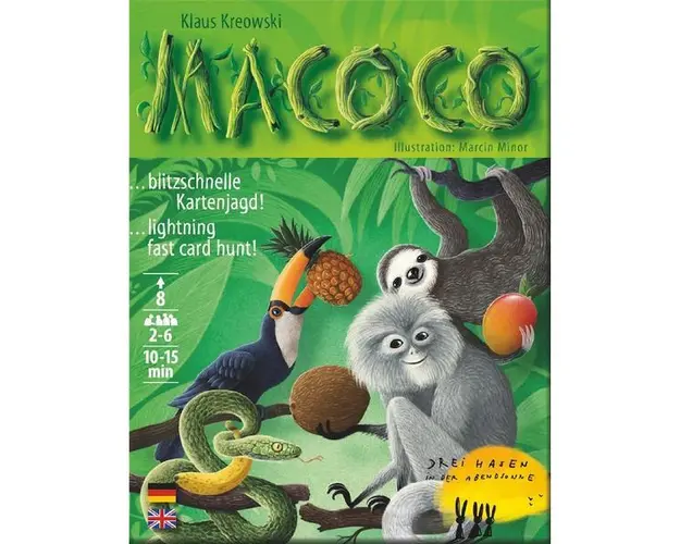 Joc de Carti cu Animale si Fructe Exotice - Macoco