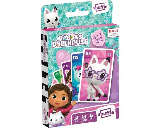 Joc de carti: Gabbys Dollhouse. 4 in 1