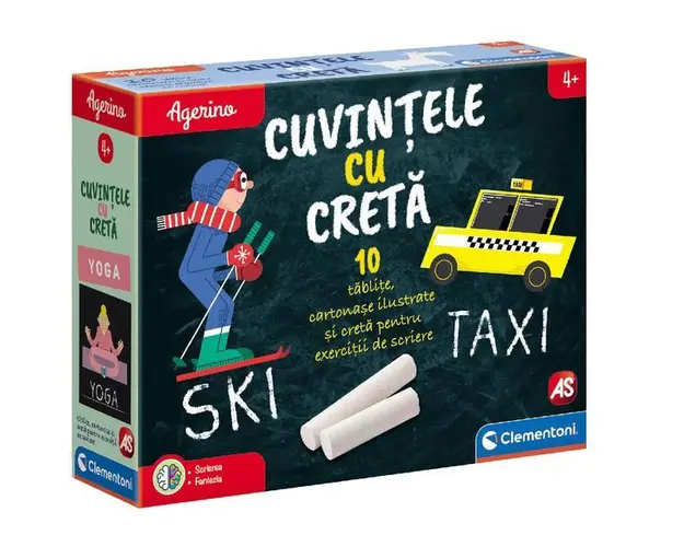 Joc educativ Agerino: Cuvintele cu creta