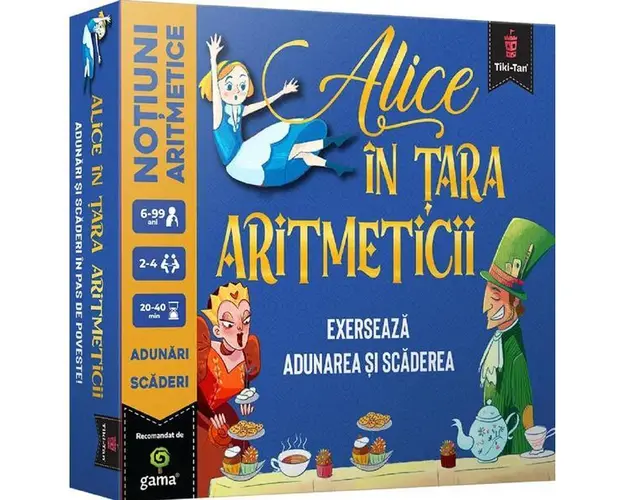 Joc educativ: Alice in tara aritmeticii