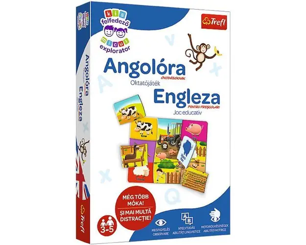 Joc educativ edupuzzle engleza pentru prescolari