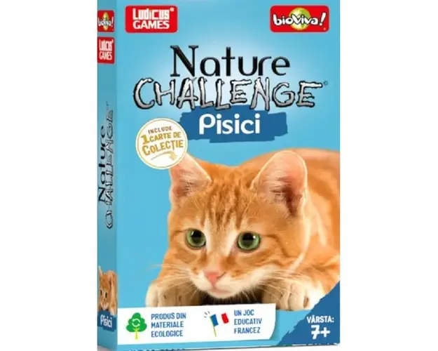 Joc educativ: Nature Challenge. Pisici