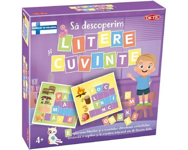 Joc educativ: Sa descoperim litere si cuvinte