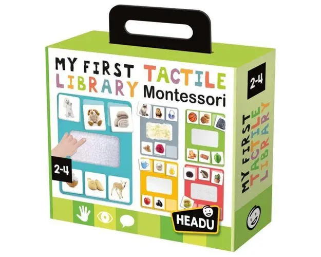Joc: Prima mea biblioteca tactila Montessori