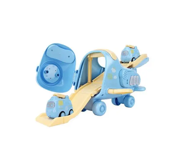 Jucarie avion cargo copii GO bleu