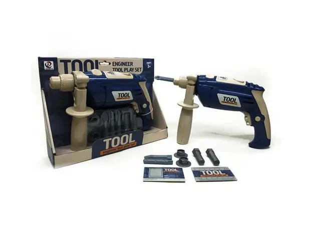 Jucarie bormasina cu accesorii, 7Toys