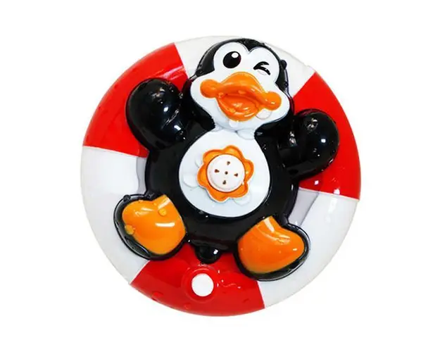 Jucarie de baie Pinguin, fantana - Bebeking