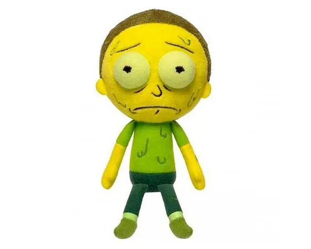 Jucarie de plus Rick and Morty - Morty Smith, multicolor, inaltime 20 cm