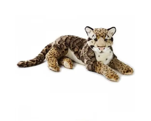 Jucarie din plus National Geographic Leopard de zapada 65 cm