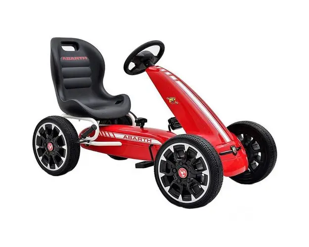 Kart cu pedale Abarth 500 Assetto Red - Cangaroo
