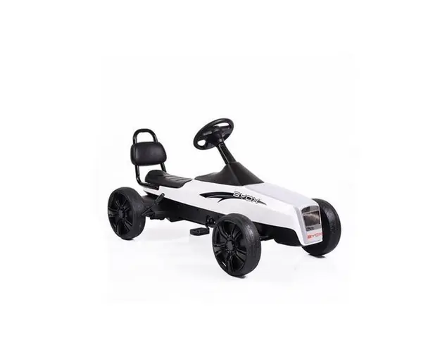 Kart cu pedale Happy Baby - K01 alb