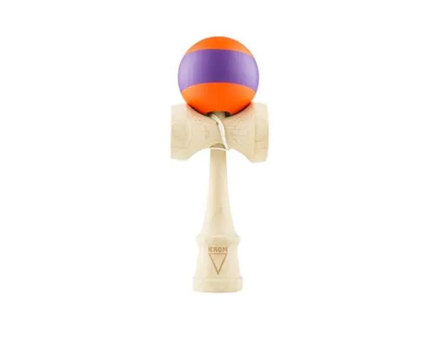 Kendama Krom Rubber Stripes (mov+portocaliu)