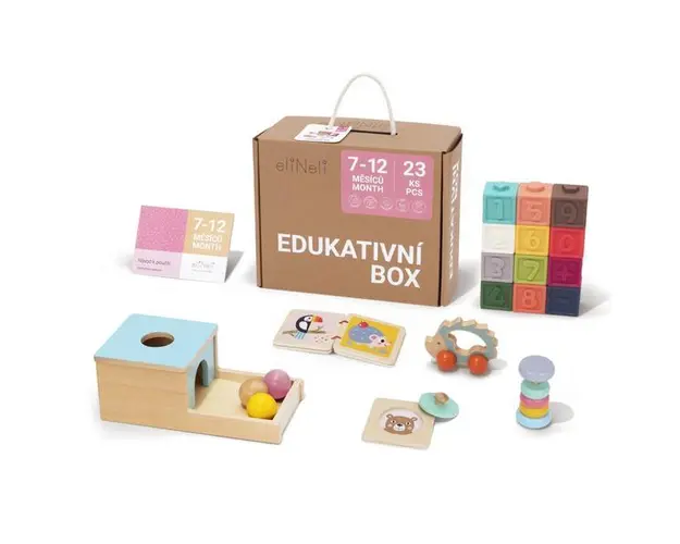 Kit educational pentru bebelusi 7-12 luni