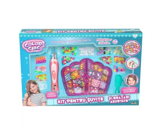 Kit suvite si bratari- Color Chic,7Toys