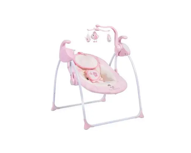 Leagan electric cu conectare la priza Sweet Star+ Pink