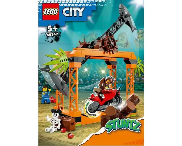 Lego City - Provocarea de cascadorii atacul rechinului 5 ani+ (60342)