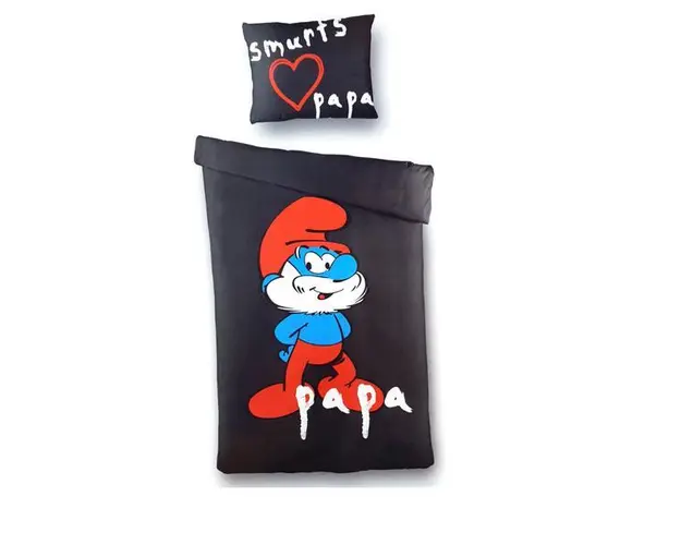 Lenjerie de pat &rdquo;The Smurfs&rdquo;