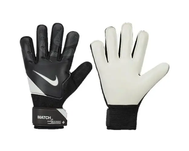Manusi portar copii Nike Match Jr. Goalkeeper Gloves FJ4864-011, 6, Negru